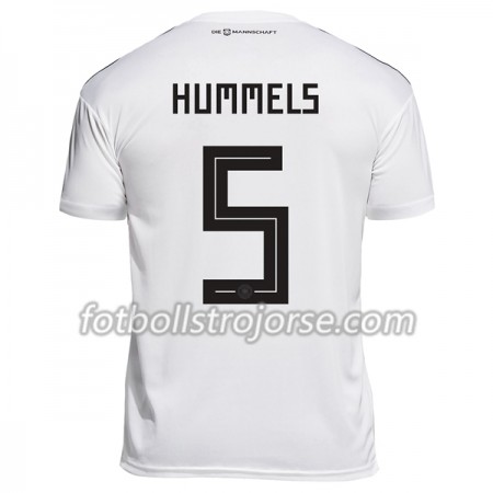 Tyskland Matchtröjor Hummels 5 Hemma Fotbollströja VM 2018